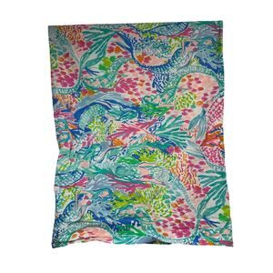 Lilly Pulitzer/Pottery Barn Mermaids Cove Standard Pillow Case As is see photos